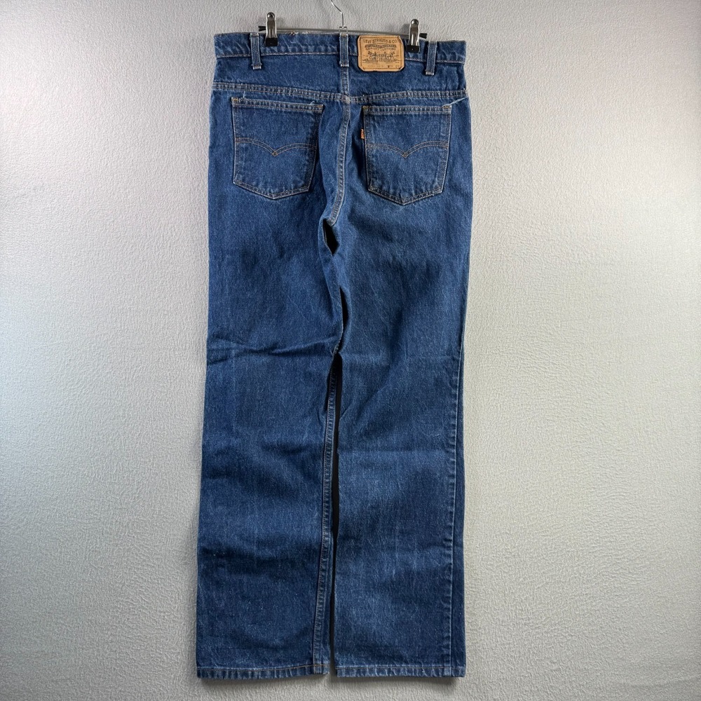 Vintage Levis Jeans Mens 36x32 (Fits 33x31) 80s Orange Tab Straight Leg USA